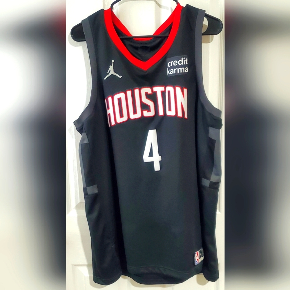 NBA Houston Jalen Green Jersey - Black and Red